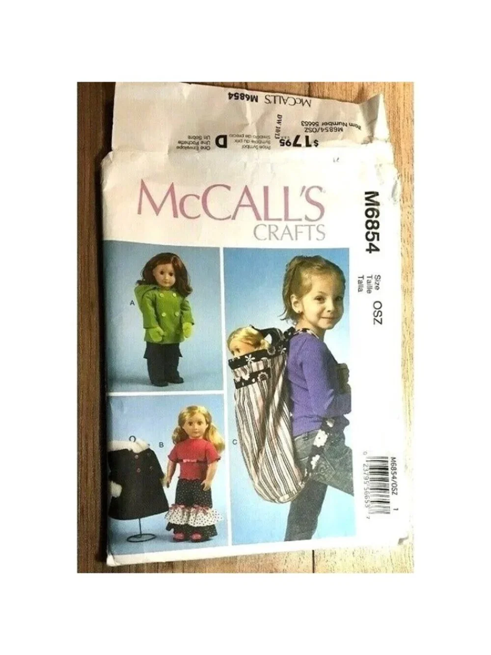 Sewing Pattern McCalls M6854 Crafts 18